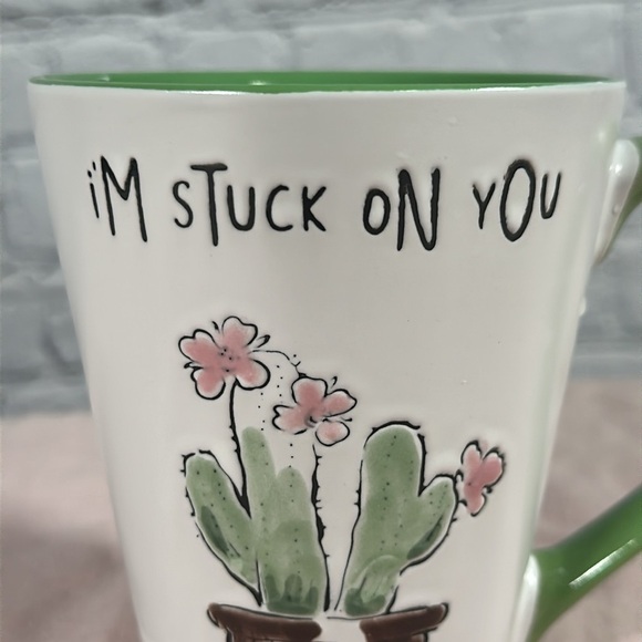 Certified International Cactus I'm Stuck on You Coffee Mug 5” - Picture 3 of 10